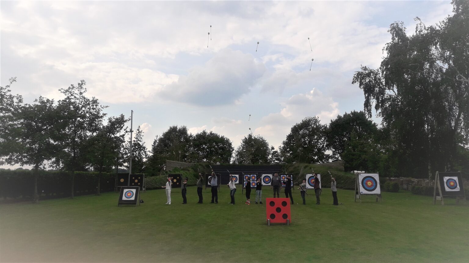 Handboogschieten groepsactiviteit bij ASC Horst Limburg